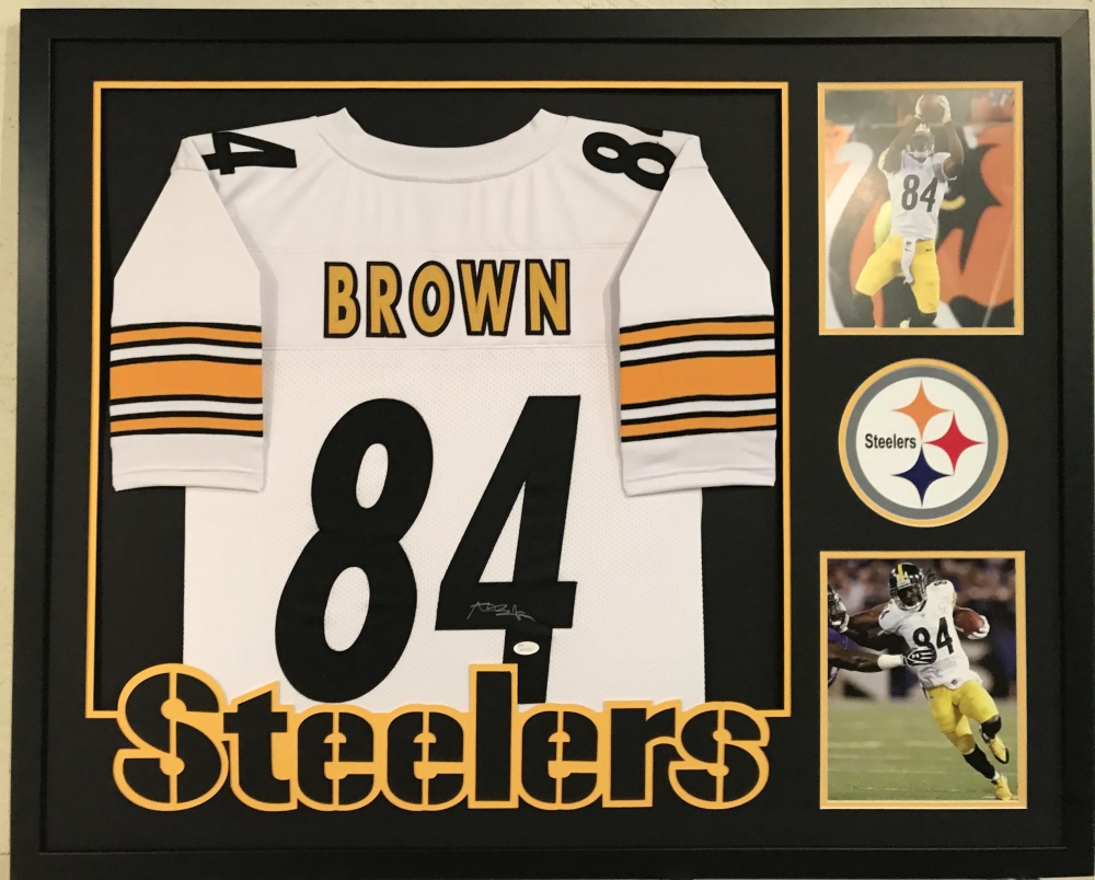 antonio brown signed framed jersey antonio brown signed framed jersey