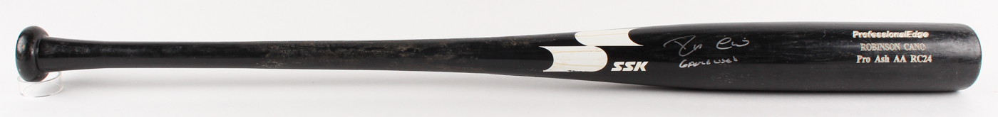 Robinson Cano Signed Game-Used SSK Model Pro Ash RC24 Baseball Bat Inscribed "Game Used" - PSA GU 7.5 (PSA LOA) at PristineAuction.com Robinson Cano Signed Game-Used SSK Model Pro Ash RC24 Baseball Bat Inscribed "Game Used" - PSA GU 7.5 (PSA LOA) at PristineAuction.com
