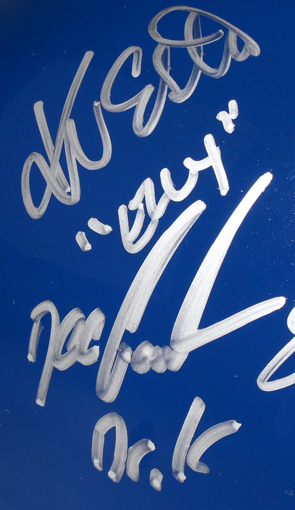 1986 Mets Batting Helmet Team-Signed by (28) with Dwight Gooden, Darryl Strawberry, Keith Hernandez (Steiner COA) at PristineAuction.com 1986 Mets Batting Helmet Team-Signed by (28) with Dwight Gooden, Darryl Strawberry, Keith Hernandez (Steiner COA) at PristineAuction.com