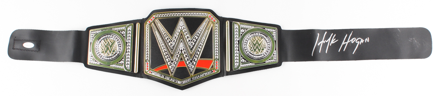 Hulk Hogan Signed WWE Championship Belt (JSA COA) at PristineAuction.com Hulk Hogan Signed WWE Championship Belt (JSA COA) at PristineAuction.com