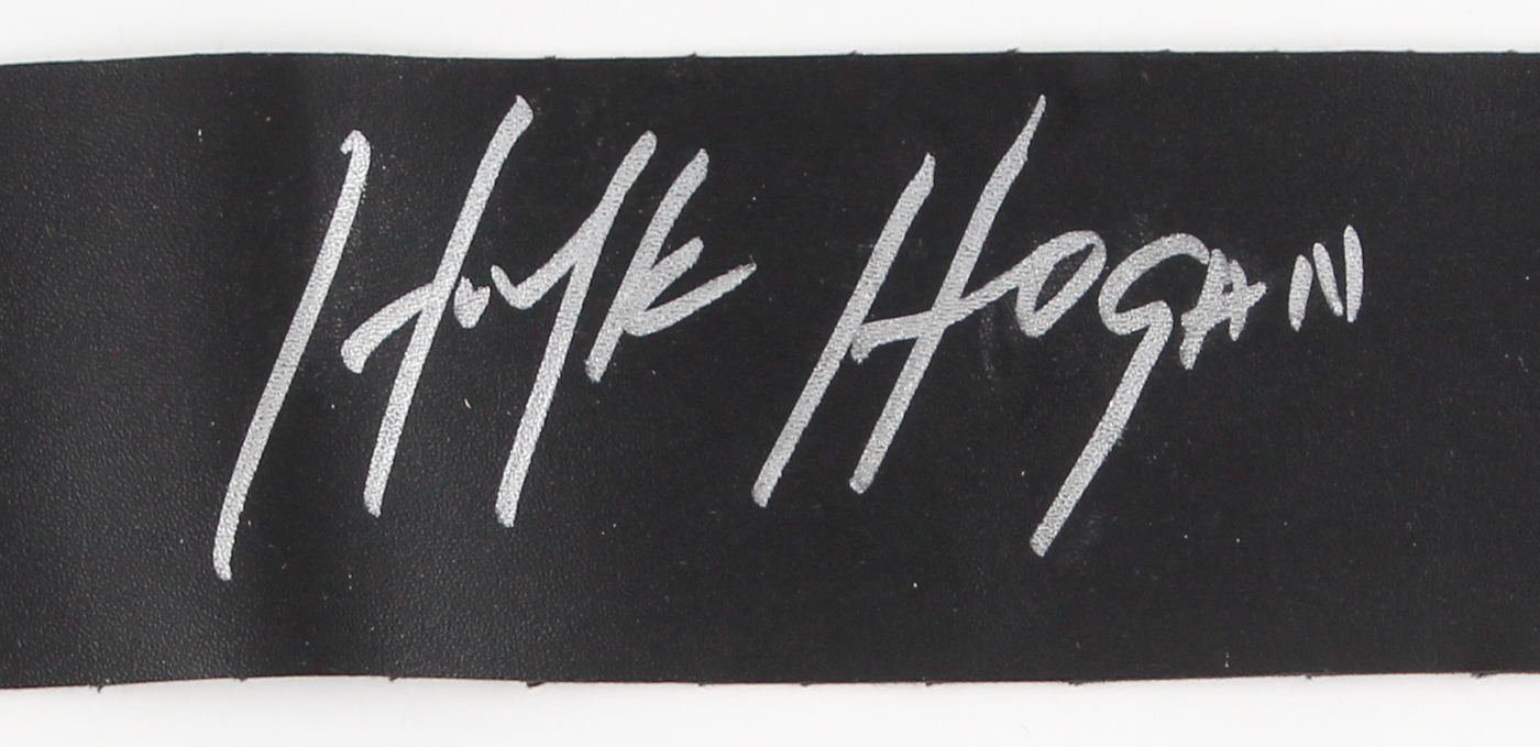 Hulk Hogan Signed WWE Championship Belt (JSA COA) at PristineAuction.com Hulk Hogan Signed WWE Championship Belt (JSA COA) at PristineAuction.com