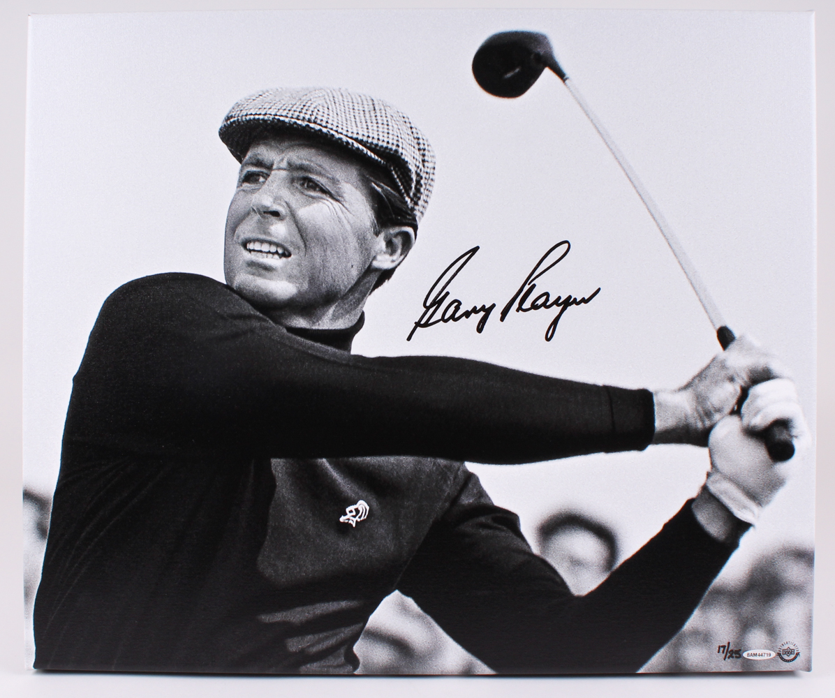 Gary Player Signed 20" x 24" Giclee Stretched Canvas (UDA COA) at PristineAuction.com Gary Player Signed 20" x 24" Giclee Stretched Canvas (UDA COA) at PristineAuction.com