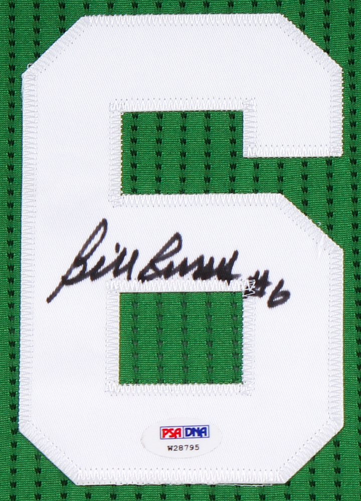 Bill Russell Signed Celtics 33" x 44" Custom Framed Jersey Display (PSA Hologram) at PristineAuction.com Bill Russell Signed Celtics 33" x 44" Custom Framed Jersey Display (PSA Hologram) at PristineAuction.com