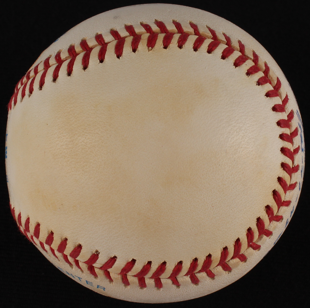 Bill "Bull" Johnson Signed OAL Baseball Inscribed "World Champion", "New York Yankees", & "1943. 47-49-50" (TriStar Hologram) at PristineAuction.com Bill "Bull" Johnson Signed OAL Baseball Inscribed "World Champion", "New York Yankees", & "1943. 47-49-50" (TriStar Hologram) at PristineAuction.com