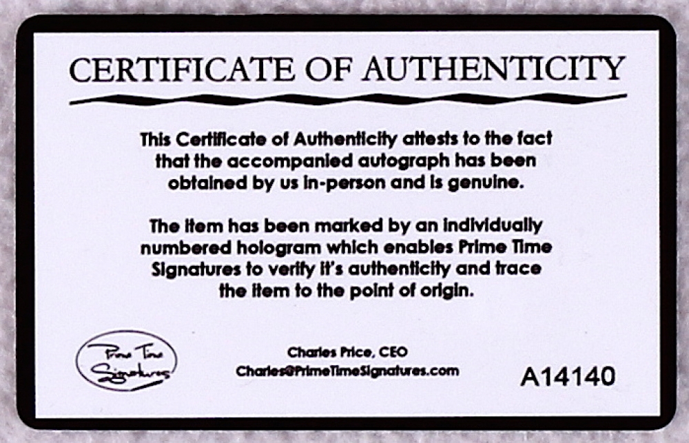 Adam Sandler Signed 'The Waterboy' Jersey (PTS COA) at PristineAuction.com Adam Sandler Signed 'The Waterboy' Jersey (PTS COA) at PristineAuction.com