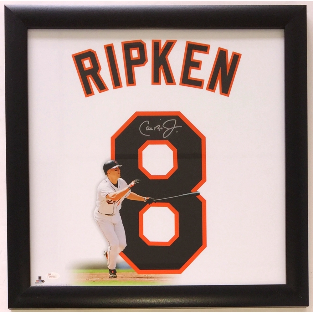 Cal Ripken Jr. Signed Baltimore Orioles 20x20 Custom Frames Photo ...