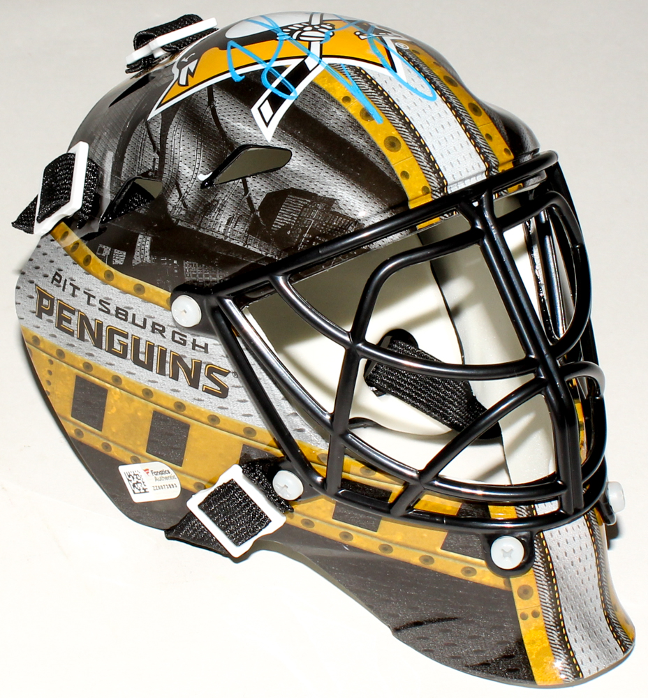 Matt Murray Signed Penguins Mini Goalie Mask (Fanatics) at PristineAuction.com Matt Murray Signed Penguins Mini Goalie Mask (Fanatics) at PristineAuction.com
