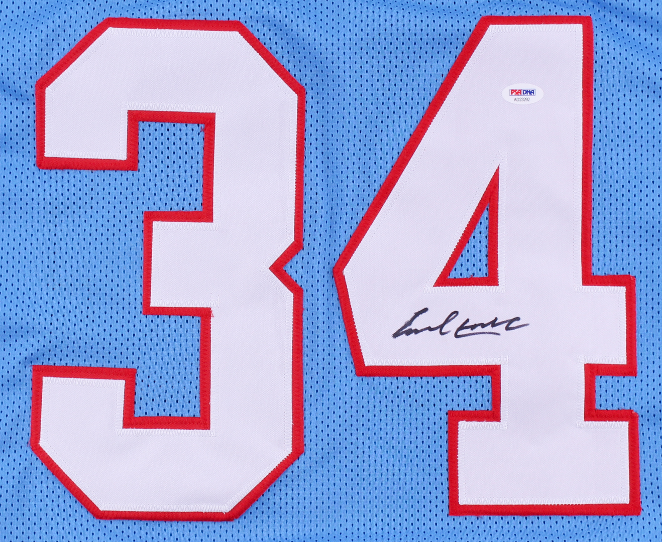 Earl Campbell Signed Oilers Jersey (PSA COA) at PristineAuction.com Earl Campbell Signed Oilers Jersey (PSA COA) at PristineAuction.com