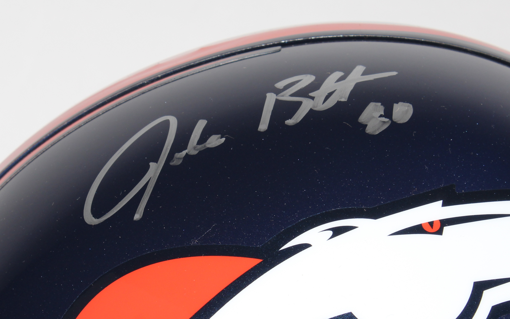 Jake Butt Signed Broncos Full-Size Helmet (JSA COA) at PristineAuction.com Jake Butt Signed Broncos Full-Size Helmet (JSA COA) at PristineAuction.com