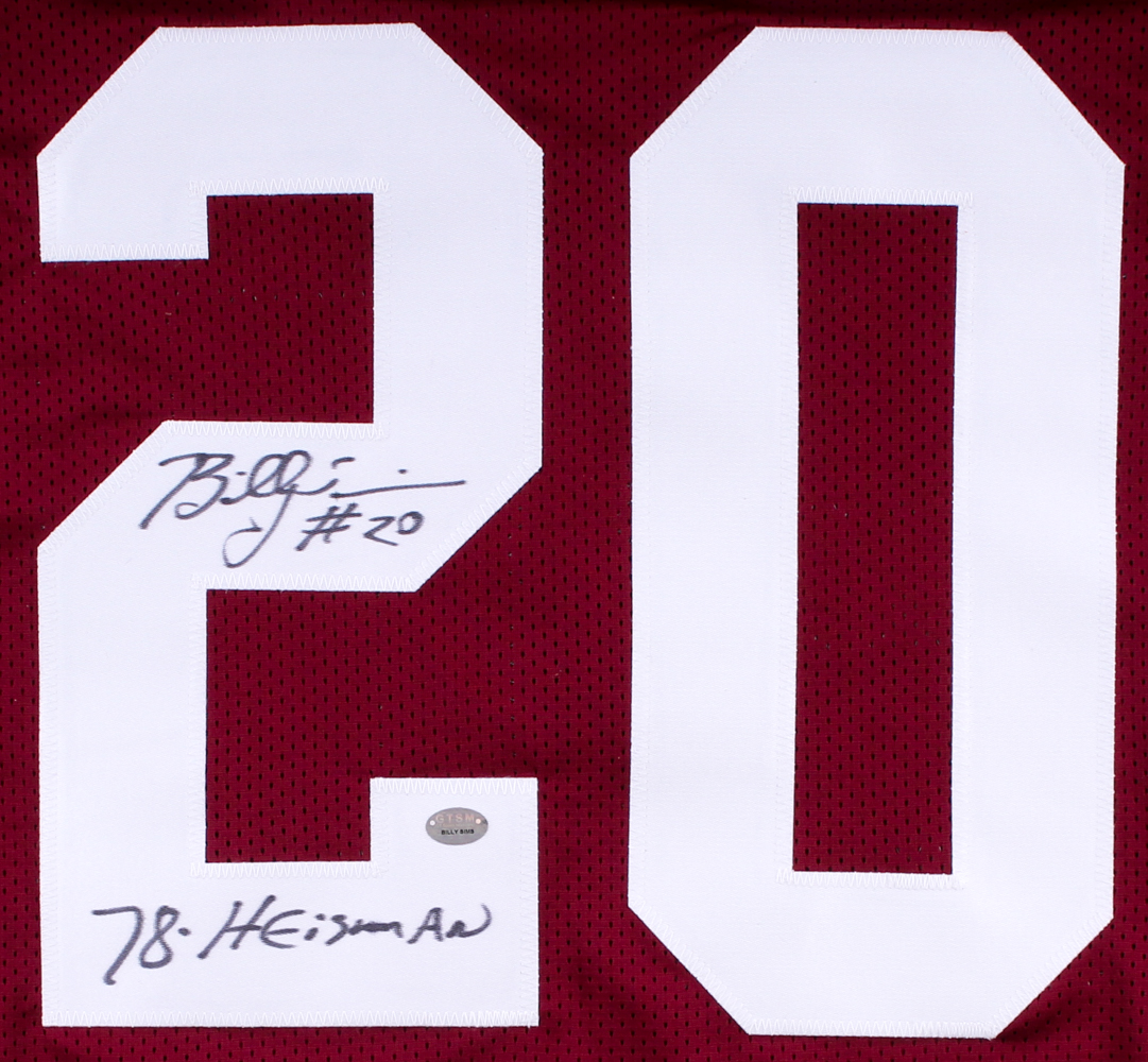 Billy Sims Signed Oklahoma Sooners Throwback Jersey Inscribed "78 Heisman" (GTSM COA & Billy Sims Hologram) at PristineAuction.com Billy Sims Signed Oklahoma Sooners Throwback Jersey Inscribed "78 Heisman" (GTSM COA & Billy Sims Hologram) at PristineAuction.com