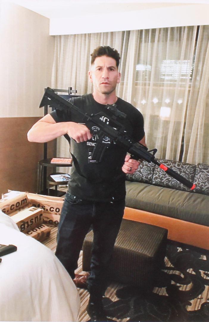 Jon Bernthal Signed Full-Size "Punisher" Replica Assault Rifle Airsoft Gun with Hand-Drawn Punisher Skull (Radtke COA) at PristineAuction.com Jon Bernthal Signed Full-Size "Punisher" Replica Assault Rifle Airsoft Gun with Hand-Drawn Punisher Skull (Radtke COA) at PristineAuction.com