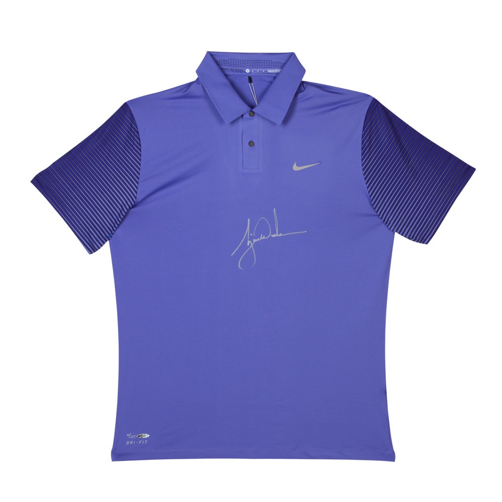 Tiger Woods Signed Limited Edition Nike Polo Shirt (UDA COA) at PristineAuction.com Tiger Woods Signed Limited Edition Nike Polo Shirt (UDA COA) at PristineAuction.com