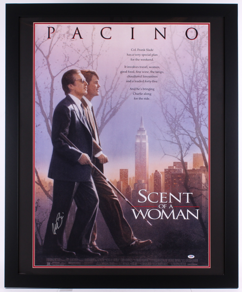 Al Pacino Signed "Scent of a Woman" 35" x 43" Custom Framed Movie Poster Display (PSA COA) at PristineAuction.com Al Pacino Signed "Scent of a Woman" 35" x 43" Custom Framed Movie Poster Display (PSA COA) at PristineAuction.com