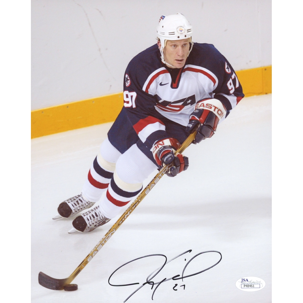 Jeremy Roenick Signed Team USA 8x10 Photo (JSA COA) | Pristine Auction