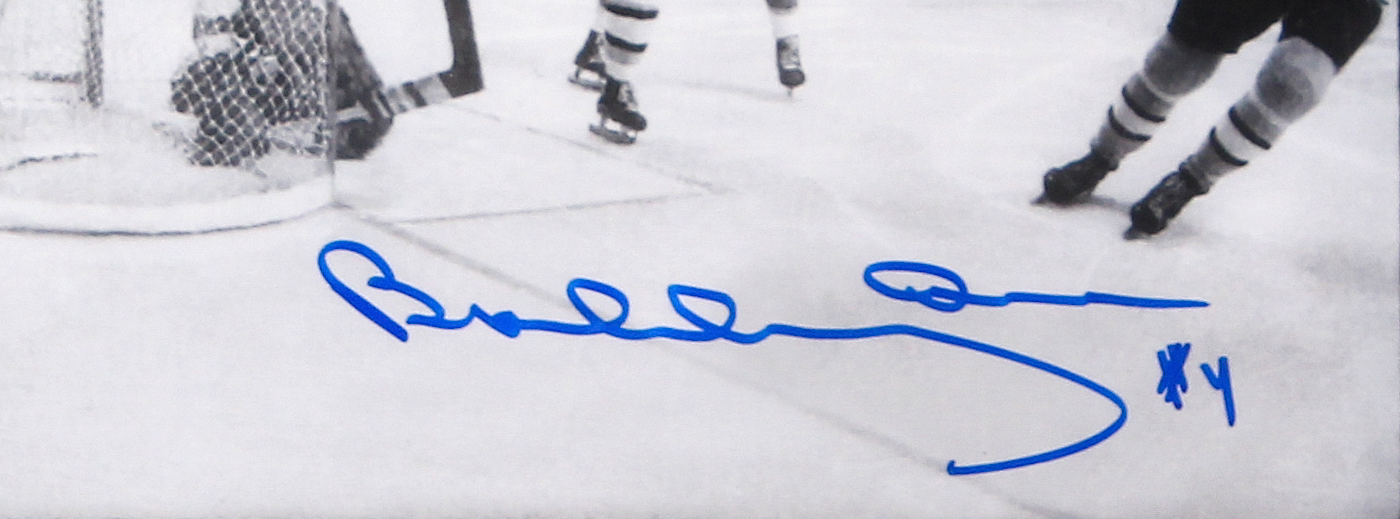 Bobby Orr Signed Bruins "The Flying Goal" 3-Image Filmstrip 26" x 8" Photo (Orr COA) at PristineAuction.com Bobby Orr Signed Bruins "The Flying Goal" 3-Image Filmstrip 26" x 8" Photo (Orr COA) at PristineAuction.com