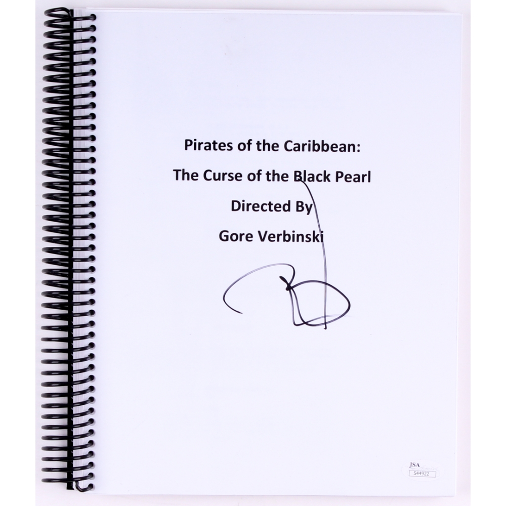 Johnny Depp Signed 