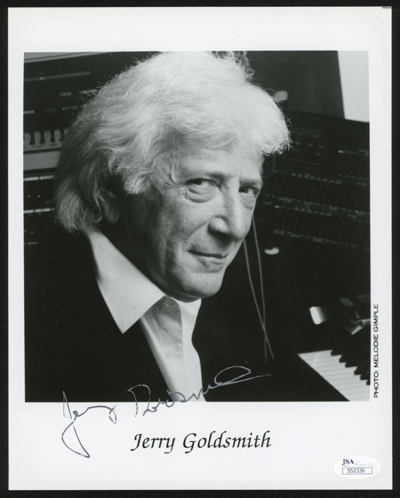 Jerry Goldsmith Signed 8x10 Photo (JSA COA) Pristine Auction