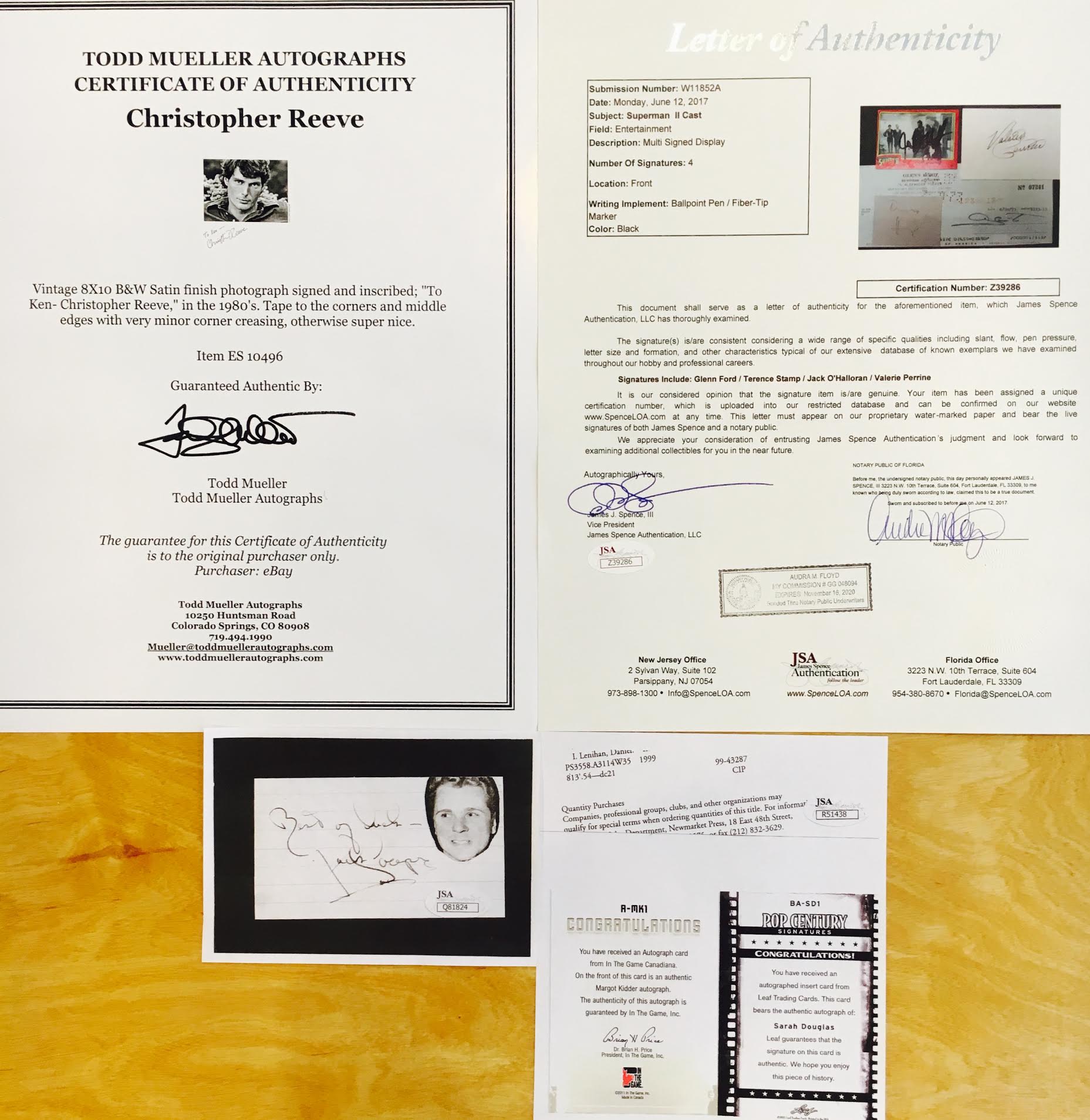 1978's Superman Cast 30x36 Custom Framed Cut Display Signed by (12) with Christopher Reeve, Gene Hackman, Margot Kidder (JSA LOA, JSA COA & PSA Encapsulated) at PristineAuction.com 1978's Superman Cast 30x36 Custom Framed Cut Display Signed by (12) with Christopher Reeve, Gene Hackman, Margot Kidder (JSA LOA, JSA COA & PSA Encapsulated) at PristineAuction.com