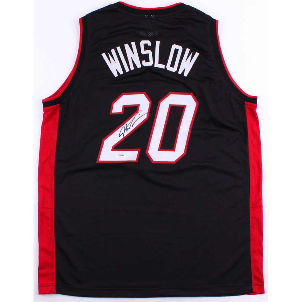 Justise Winslow Signed Heat Jersey (PSA COA) Pristine Auction