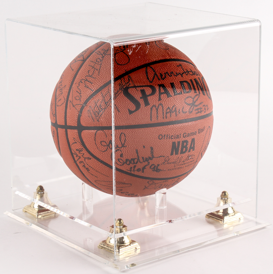 NBA HOF Official NBA Game Ball Signed by (25) with Julius Erving, Jerry West, Magic Johnson, Walt Frazier, Oscar Roberston, Earl Monroe, Gail Goodrich, Isiah Thomas (JSA ALOA) at PristineAuction.com NBA HOF Official NBA Game Ball Signed by (25) with Julius Erving, Jerry West, Magic Johnson, Walt Frazier, Oscar Roberston, Earl Monroe, Gail Goodrich, Isiah Thomas (JSA ALOA) at PristineAuction.com