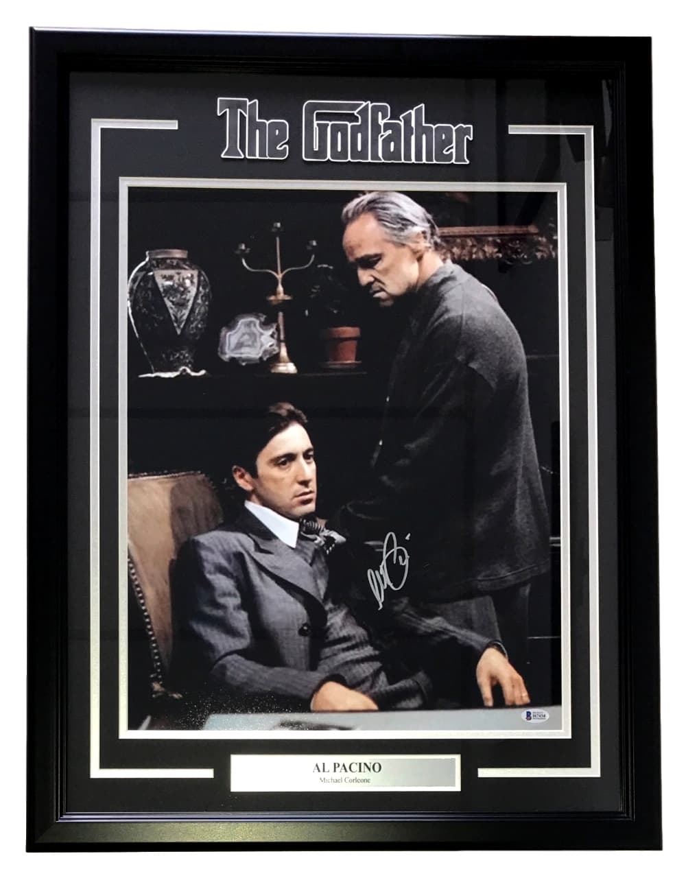 Al Pacino Signed "The Godfather" 22x30 Custom Framed Photo Display (Beckett COA) at PristineAuction.com Al Pacino Signed "The Godfather" 22x30 Custom Framed Photo Display (Beckett COA) at PristineAuction.com