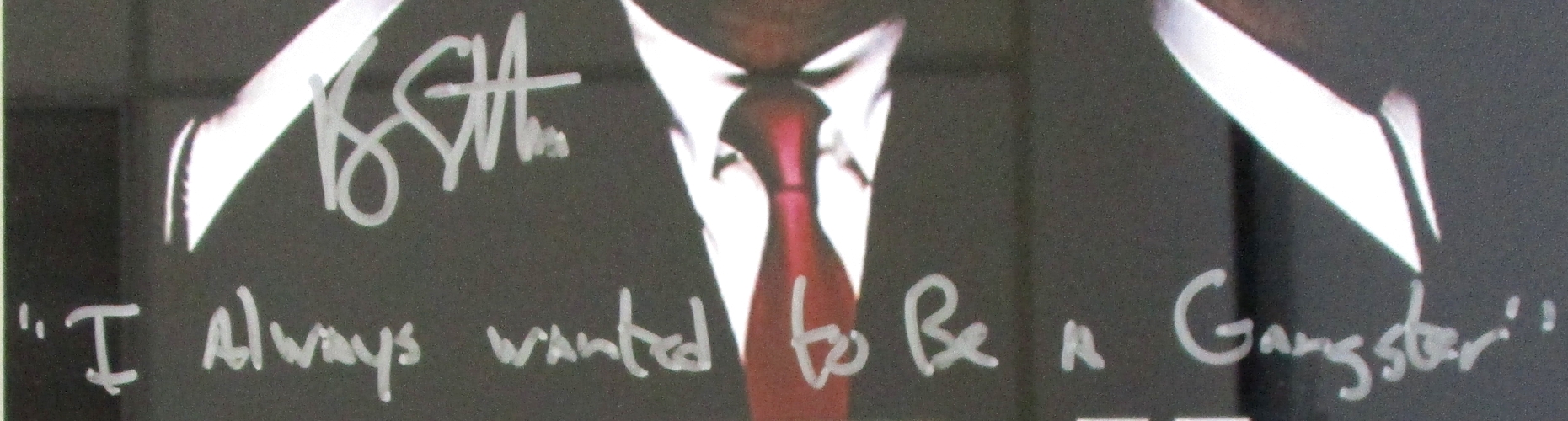 Ray Liotta Signed "Goodfellas" 18" x 25" Custom Framed Movie Poster Display Inscribed "I Always Wanted To Be A Gangster" (PSA COA) at PristineAuction.com Ray Liotta Signed "Goodfellas" 18" x 25" Custom Framed Movie Poster Display Inscribed "I Always Wanted To Be A Gangster" (PSA COA) at PristineAuction.com