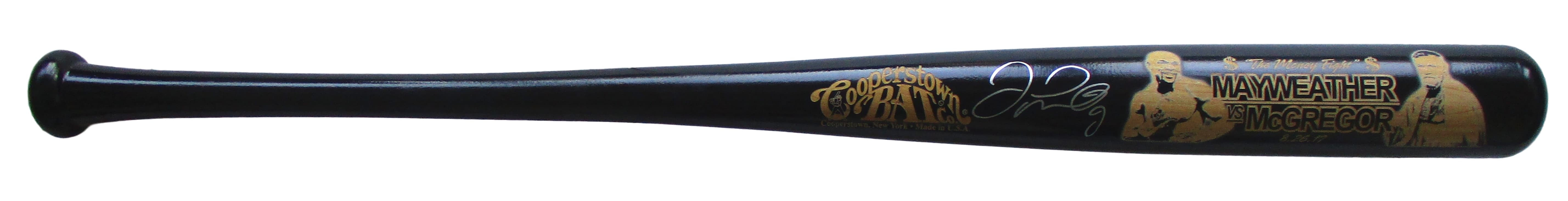 Floyd Mayweather Jr. Signed Cooperstown "The Money Fight" McGregor vs Mayweather Baseball Bat (Beckett COA) at PristineAuction.com Floyd Mayweather Jr. Signed Cooperstown "The Money Fight" McGregor vs Mayweather Baseball Bat (Beckett COA) at PristineAuction.com