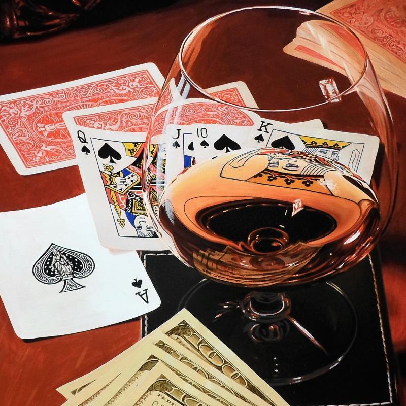 Nobu Haihara Signed "Ace High" Limited Edition 20x20 Canvas at PristineAuction.com Nobu Haihara Signed "Ace High" Limited Edition 20x20 Canvas at PristineAuction.com