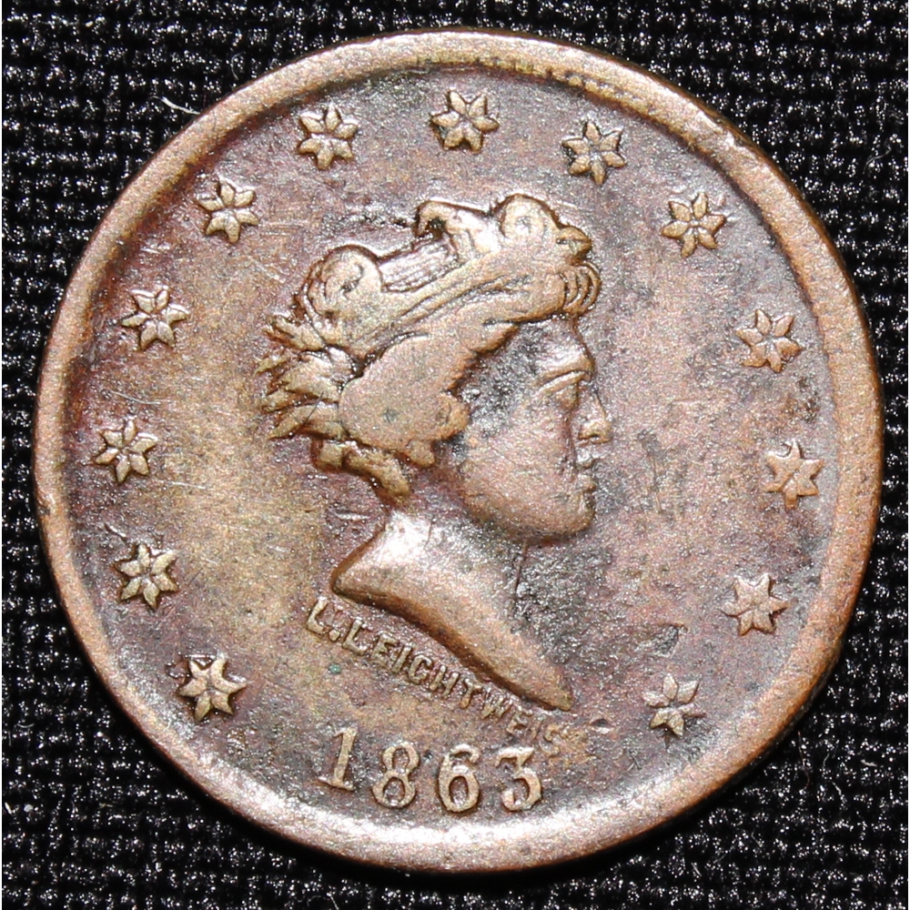 1863 Civil War Token - Millions For Defence Not One Cent For Tribute |  Pristine Auction