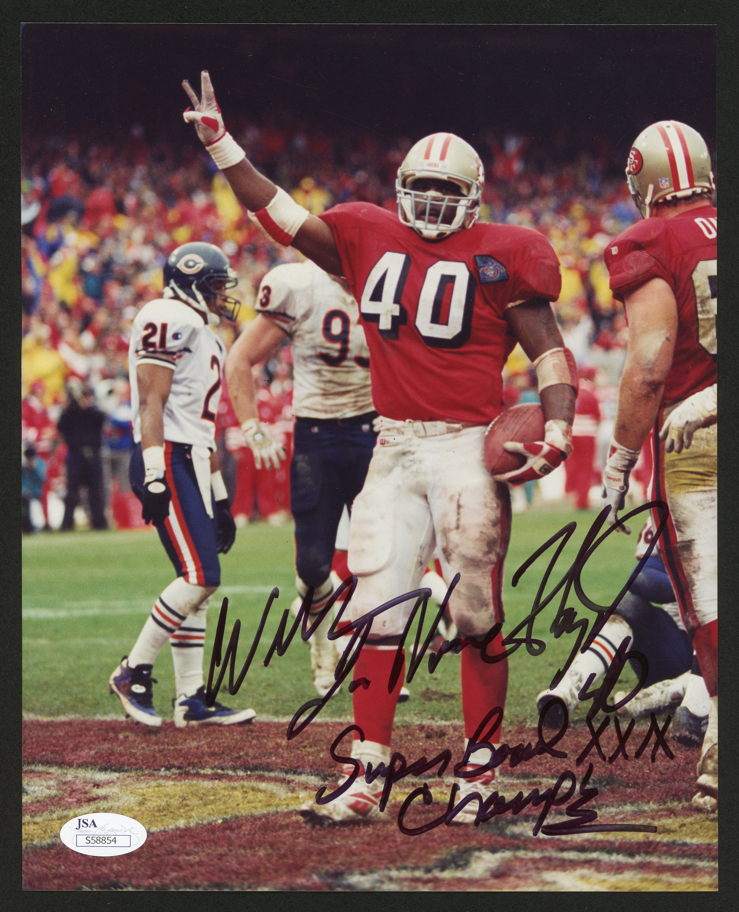 William Floyd Signed 49ers 8x10 Photo Inscribed "Super Bowl XXIX Champs" (JSA COA) at PristineAuction.com William Floyd Signed 49ers 8x10 Photo Inscribed "Super Bowl XXIX Champs" (JSA COA) at PristineAuction.com