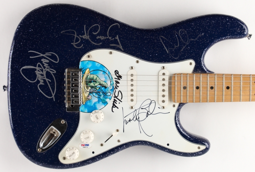 Jefferson Airplane Full Size Electric Guitar Signed by (5) with Marty