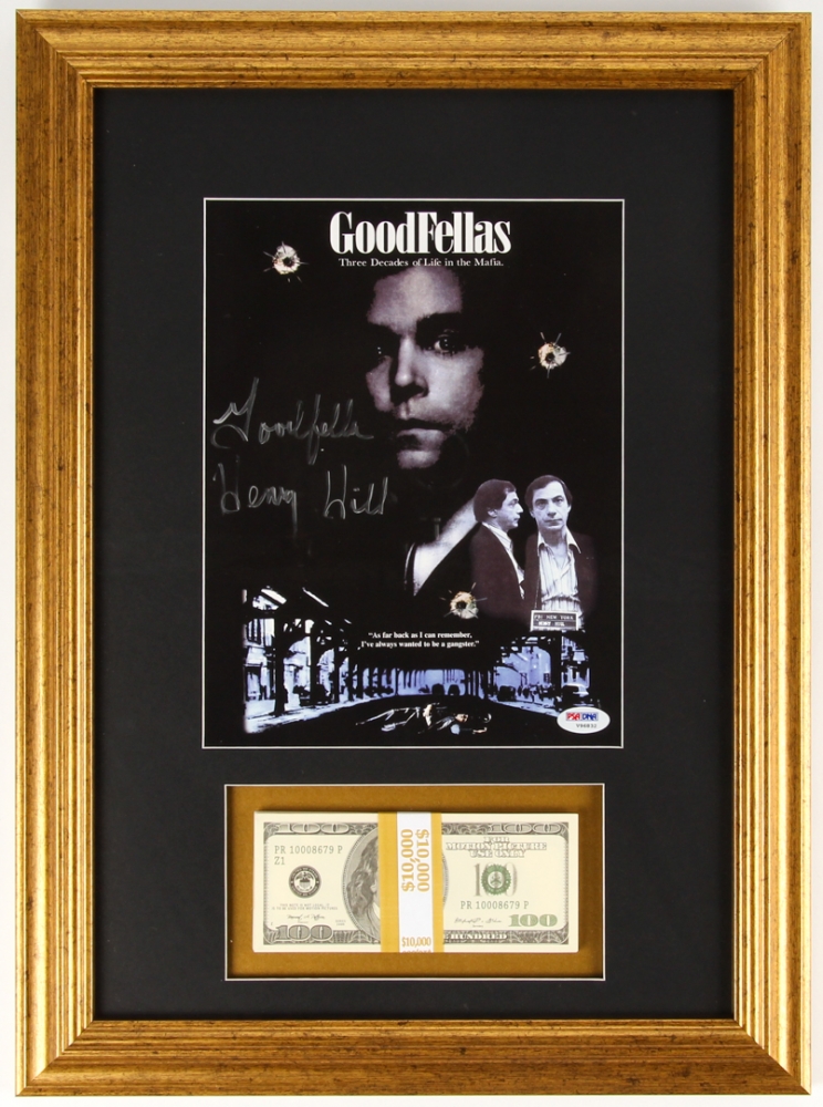 Henry Hill Signed "GoodFellas" 15.25" x 20.75" Custom Framed Movie