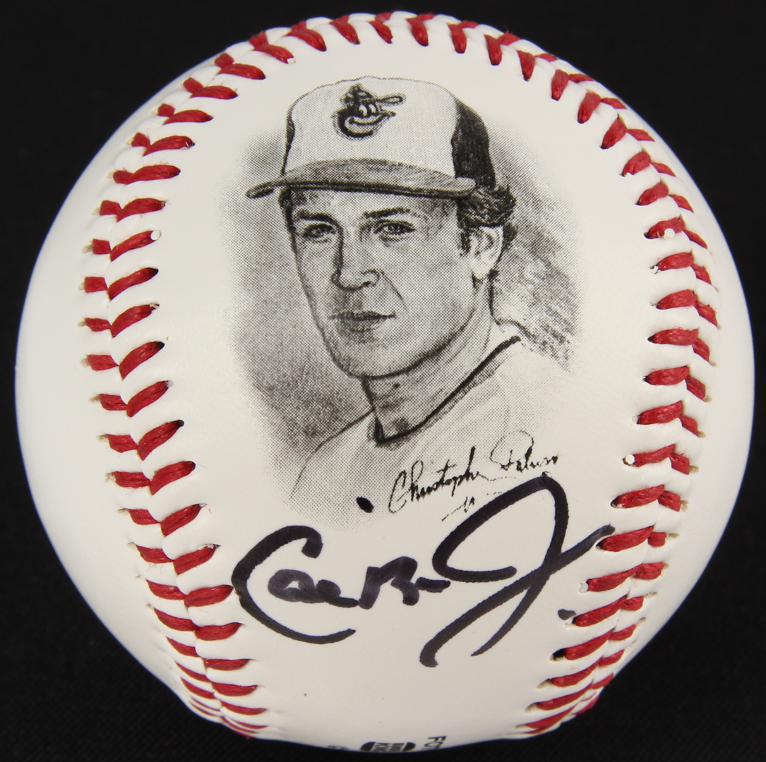 Cal Ripken Jr. Signed Logo Baseball With High Quality Display Case (PSA COA) at PristineAuction.com Cal Ripken Jr. Signed Logo Baseball With High Quality Display Case (PSA COA) at PristineAuction.com