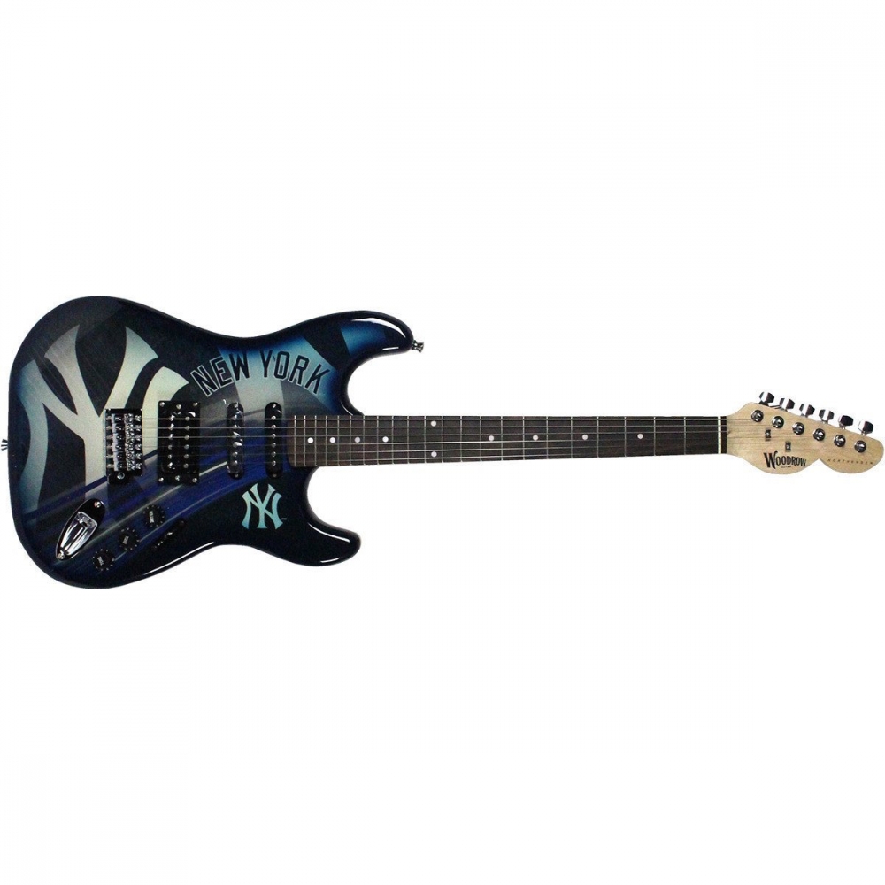 New York Yankees Woodrow Northender FullSize Electric Guitar