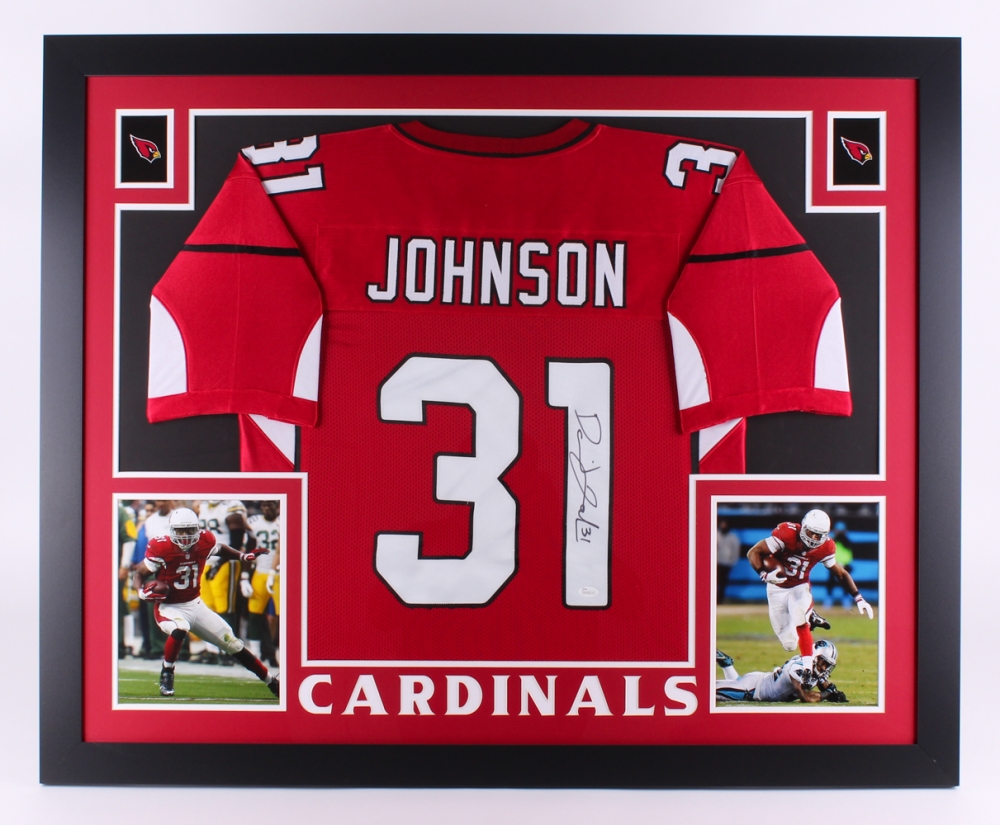 David Johnson Signed Cardinals 35" x 43" Custom Framed Jersey (JSA) at PristineAuction.com David Johnson Signed Cardinals 35" x 43" Custom Framed Jersey (JSA) at PristineAuction.com