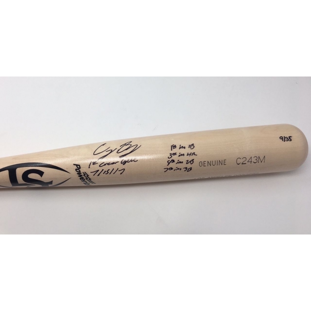Cody Bellinger Signed LE Louisville Slugger Baseball Bat with (5) 1st