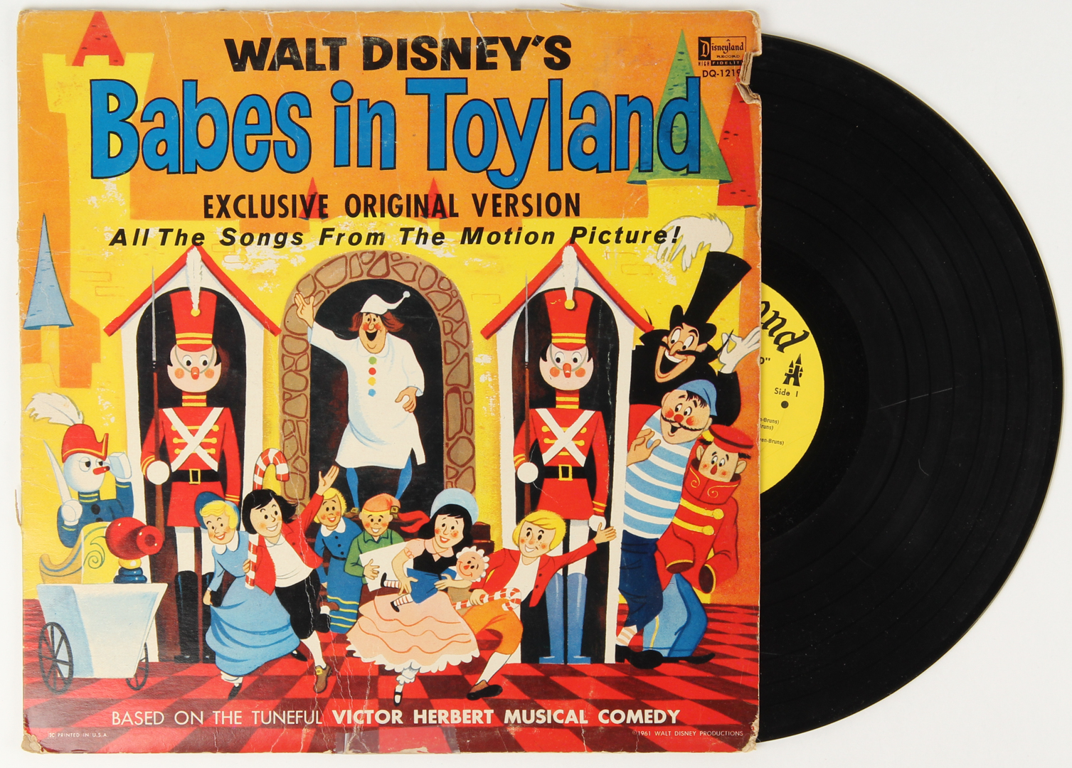 Vintage 1963 Walt Disney's "Babes in Toyland" Vinyl Record at PristineAuction.com Vintage 1963 Walt Disney's "Babes in Toyland" Vinyl Record at PristineAuction.com