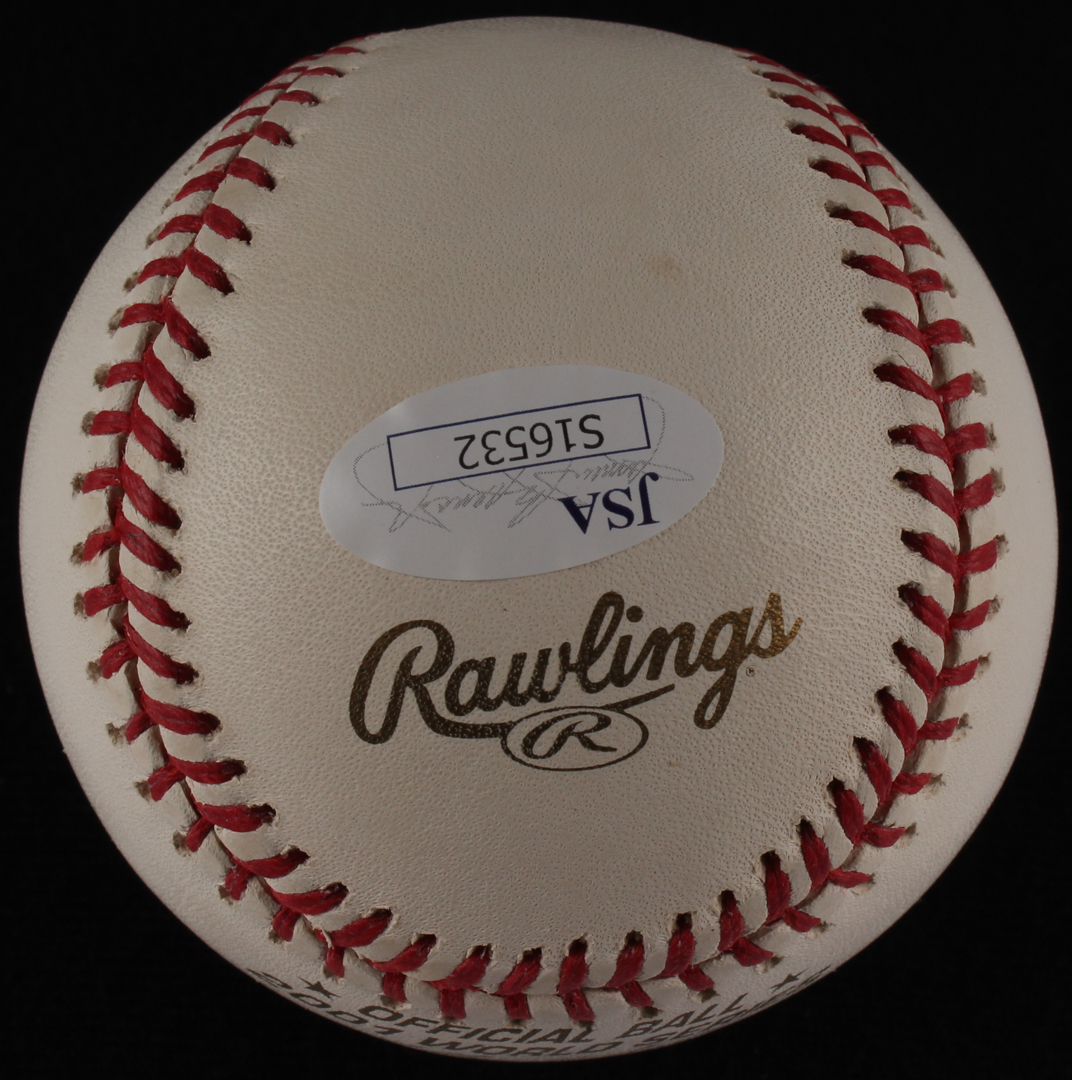 Paul O'Neill Signed 2001 World Series Baseball (JSA COA) at PristineAuction.com Paul O'Neill Signed 2001 World Series Baseball (JSA COA) at PristineAuction.com