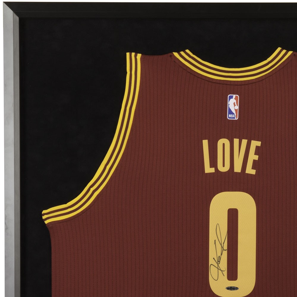 Kevin Love Signed Cleveland Cavaliers 2016 NBA Finals 32x38 Custom Framed Jersey (UDA COA) at PristineAuction.com Kevin Love Signed Cleveland Cavaliers 2016 NBA Finals 32x38 Custom Framed Jersey (UDA COA) at PristineAuction.com