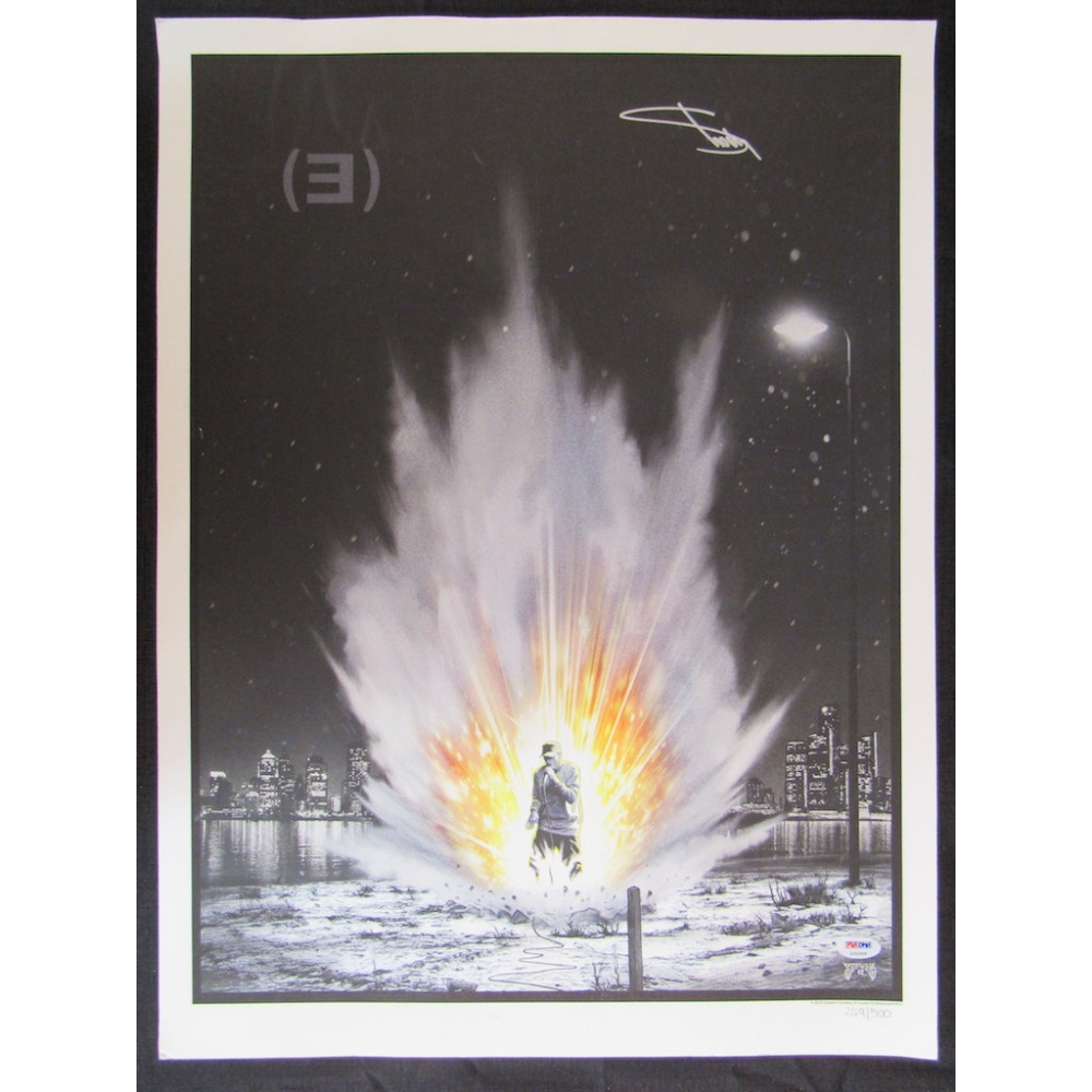 【 SALE】エミネム　直筆サインPhoto Eminem ~ Signed Autographed Original Drawing from 2000 