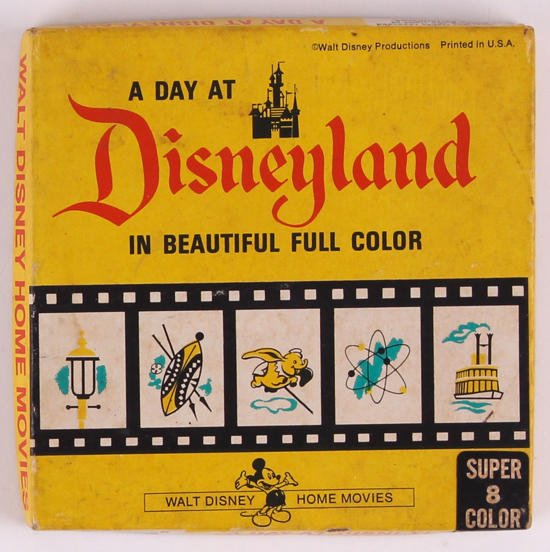 Vintage 1950's Walt Disney "A Day at Disneyland in Beautiful Full Color" Movie Film Reel at PristineAuction.com Vintage 1950's Walt Disney "A Day at Disneyland in Beautiful Full Color" Movie Film Reel at PristineAuction.com