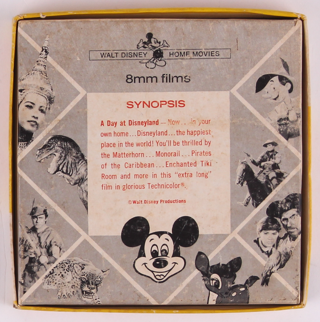 Vintage 1950's Walt Disney "A Day at Disneyland in Beautiful Full Color" Movie Film Reel at PristineAuction.com Vintage 1950's Walt Disney "A Day at Disneyland in Beautiful Full Color" Movie Film Reel at PristineAuction.com