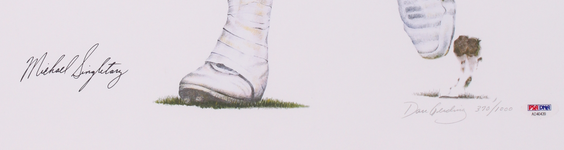 Mike Singletary Signed LE Bears 20x27 Lithograph (PSA Hologram) at PristineAuction.com Mike Singletary Signed LE Bears 20x27 Lithograph (PSA Hologram) at PristineAuction.com