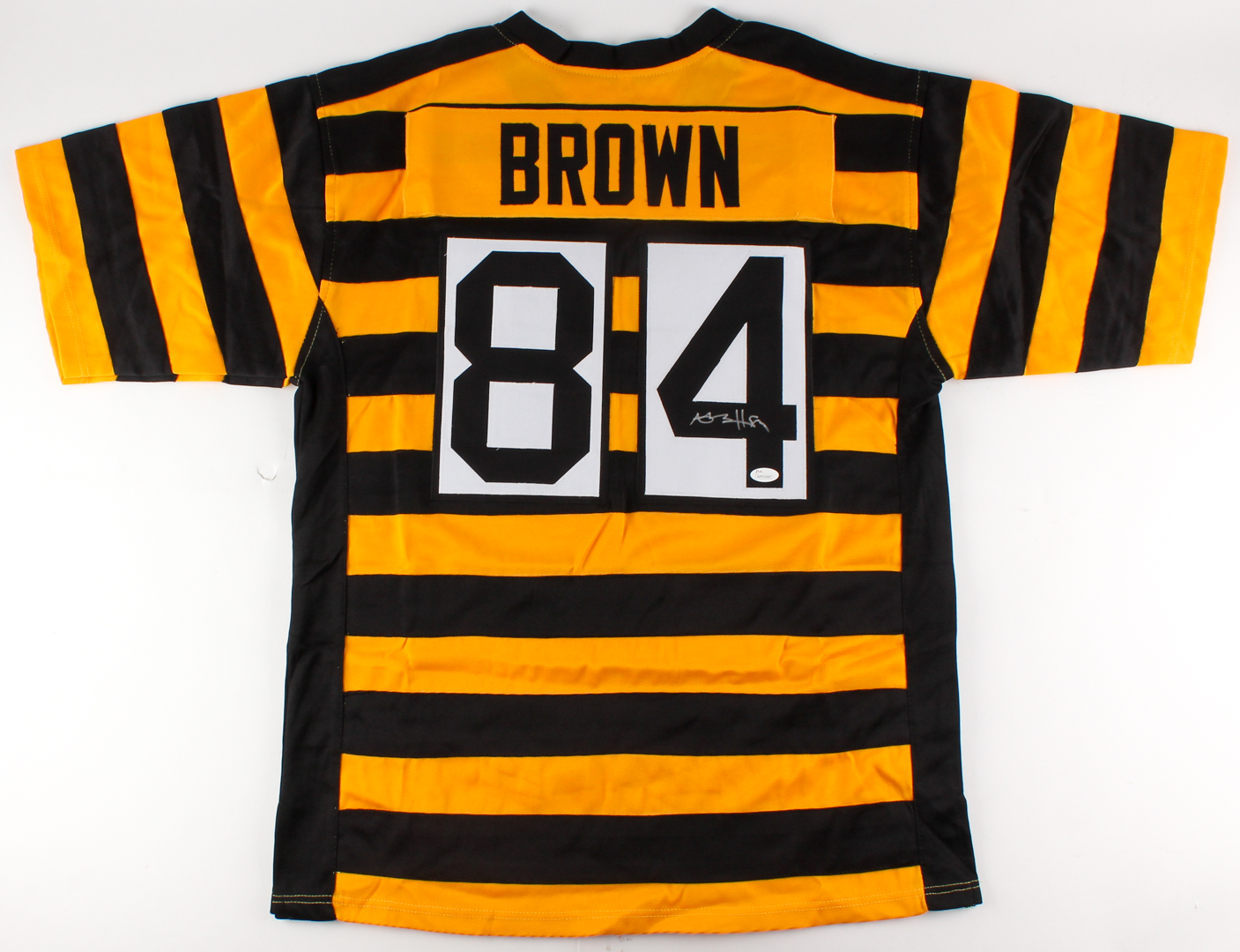 Antonio Brown Signed Steelers Throwback Jersey (JSA COA) at PristineAuction.com Antonio Brown Signed Steelers Throwback Jersey (JSA COA) at PristineAuction.com