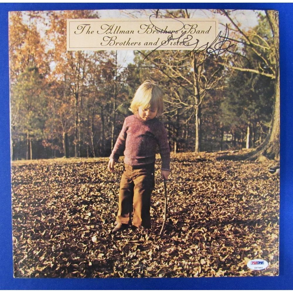 Gregg Allman Signed The Allman Brothers Band "Brothers and Sisters