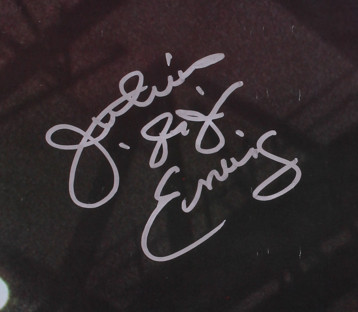 Julius Erving Signed 26x66 Converse Poster Inscribed "Dr. J" (PSA COA) at PristineAuction.com Julius Erving Signed 26x66 Converse Poster Inscribed "Dr. J" (PSA COA) at PristineAuction.com