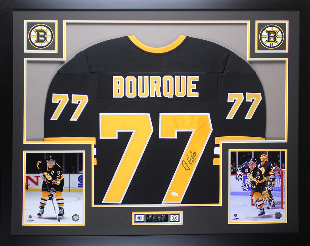 Ray Bourque Signed 35x43 Custom Framed Jersey (JSA COA) at PristineAuction.com Ray Bourque Signed 35x43 Custom Framed Jersey (JSA COA) at PristineAuction.com