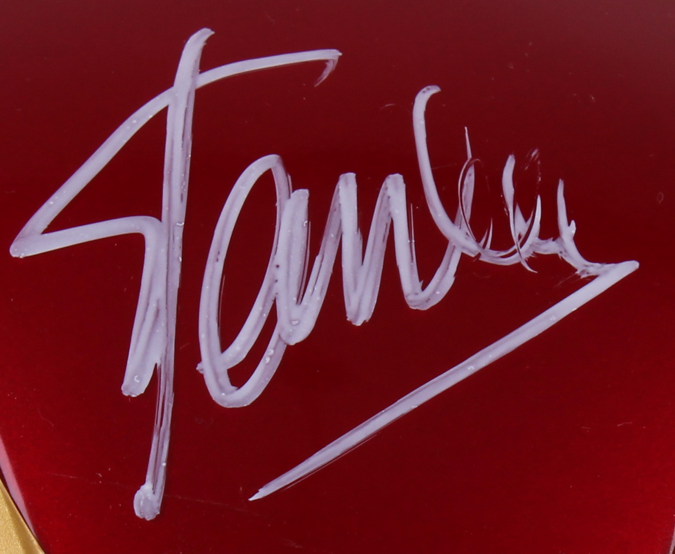 Stan Lee Signed Full Size Marvel "Iron Man" Mask (Lee Hologram) at PristineAuction.com Stan Lee Signed Full Size Marvel "Iron Man" Mask (Lee Hologram) at PristineAuction.com