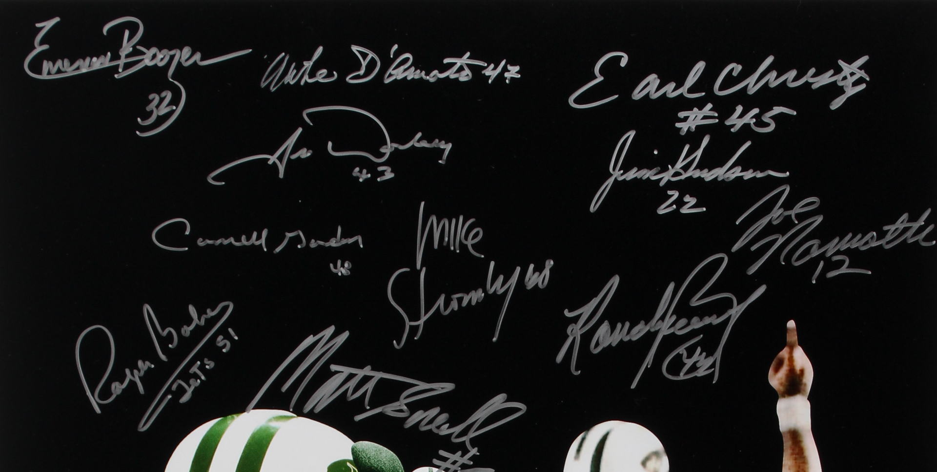 Super Bowl III New York Jets "I Guarantee It" 16x20 Photo Signed by (24) With Joe Namath, Al Atkinson, Bill Mathis (JSA COA) at PristineAuction.com Super Bowl III New York Jets "I Guarantee It" 16x20 Photo Signed by (24) With Joe Namath, Al Atkinson, Bill Mathis (JSA COA) at PristineAuction.com