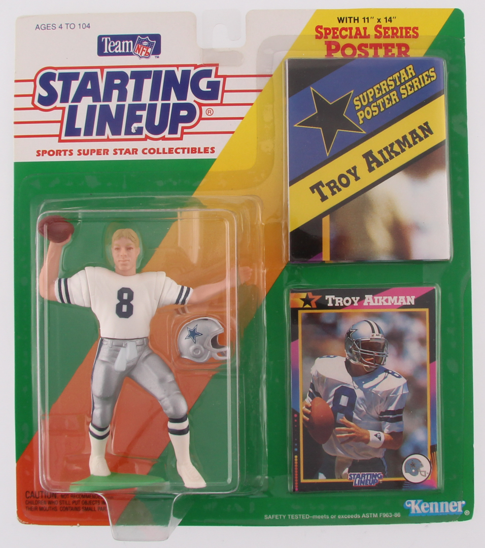 Troy Aikman 1992 Edition Starting Lineup Cowboys Figurine in Original Case at PristineAuction.com Troy Aikman 1992 Edition Starting Lineup Cowboys Figurine in Original Case at PristineAuction.com